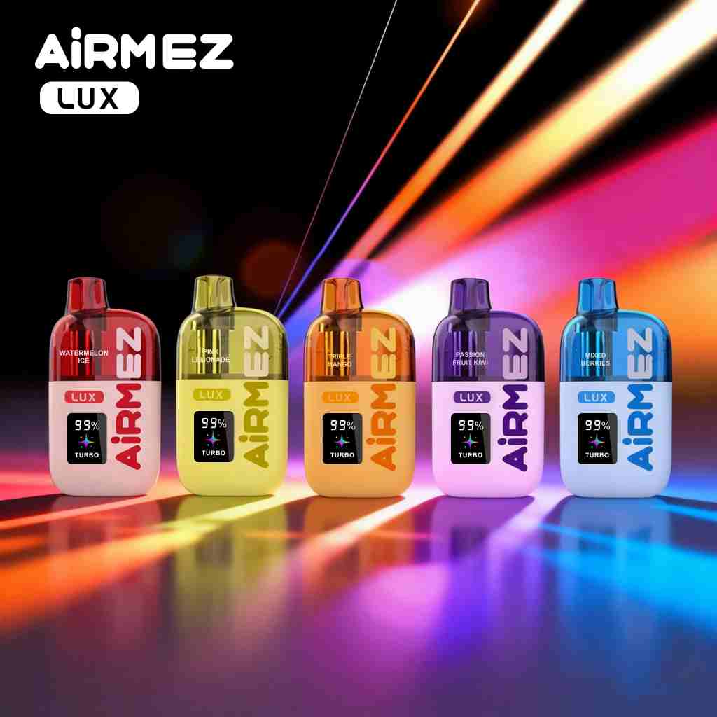 Airmez LUX 60000 – e-papieros z przezroczystym podglądem poziomu liquidu | JednoPuff.pl