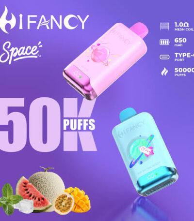 Hifancy Space 50000 – zaawansowany e-papieros z czytelnym wskaźnikiem Smart LED | JednoPuff.pl