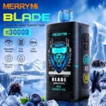 Merrymi Blade 30000 – nowoczesny vape jednorazowy z szybkim ładowaniem USB-C | JednoPuff.pl